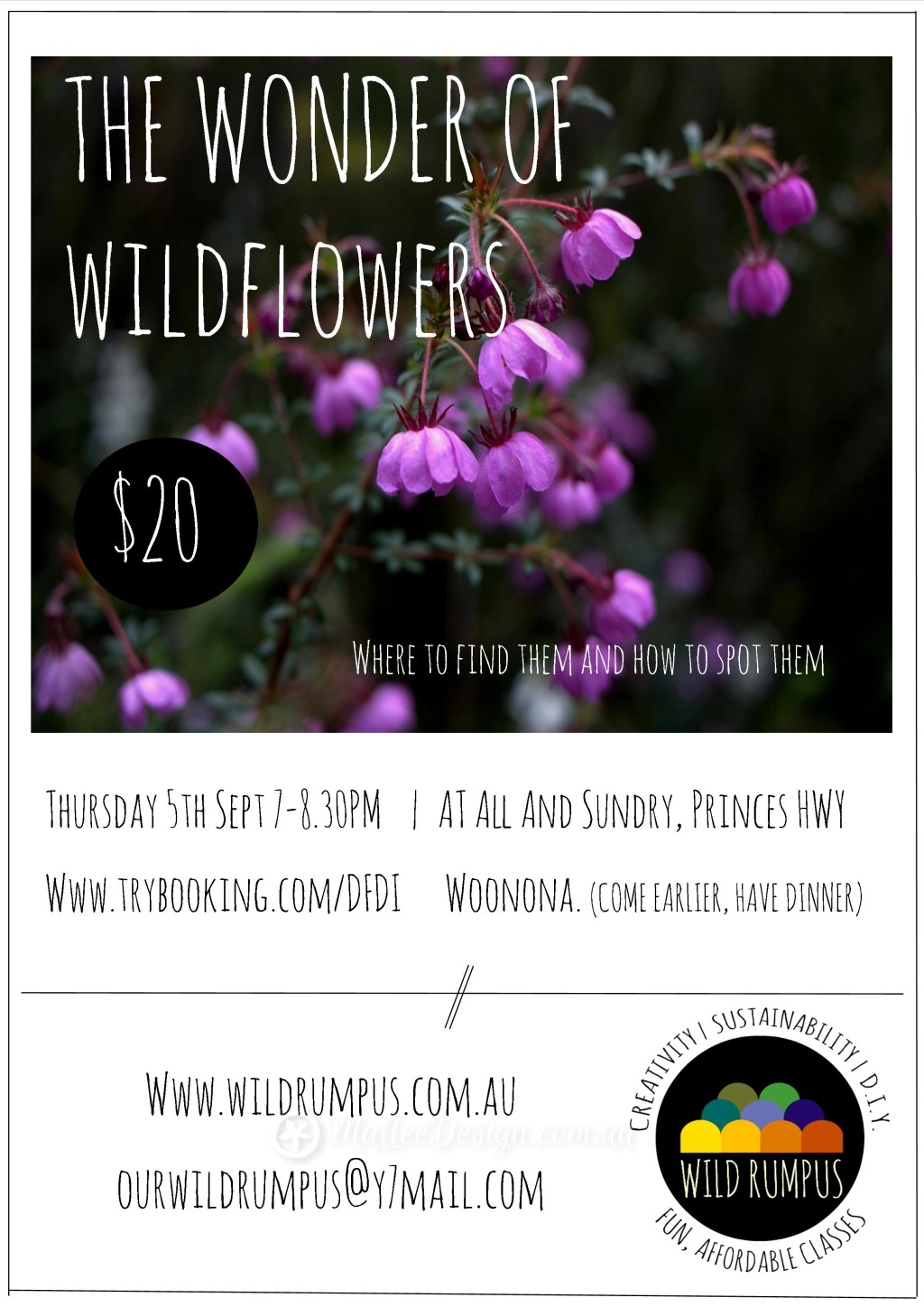 The Wonder of Wildflowers! wildflowers poster