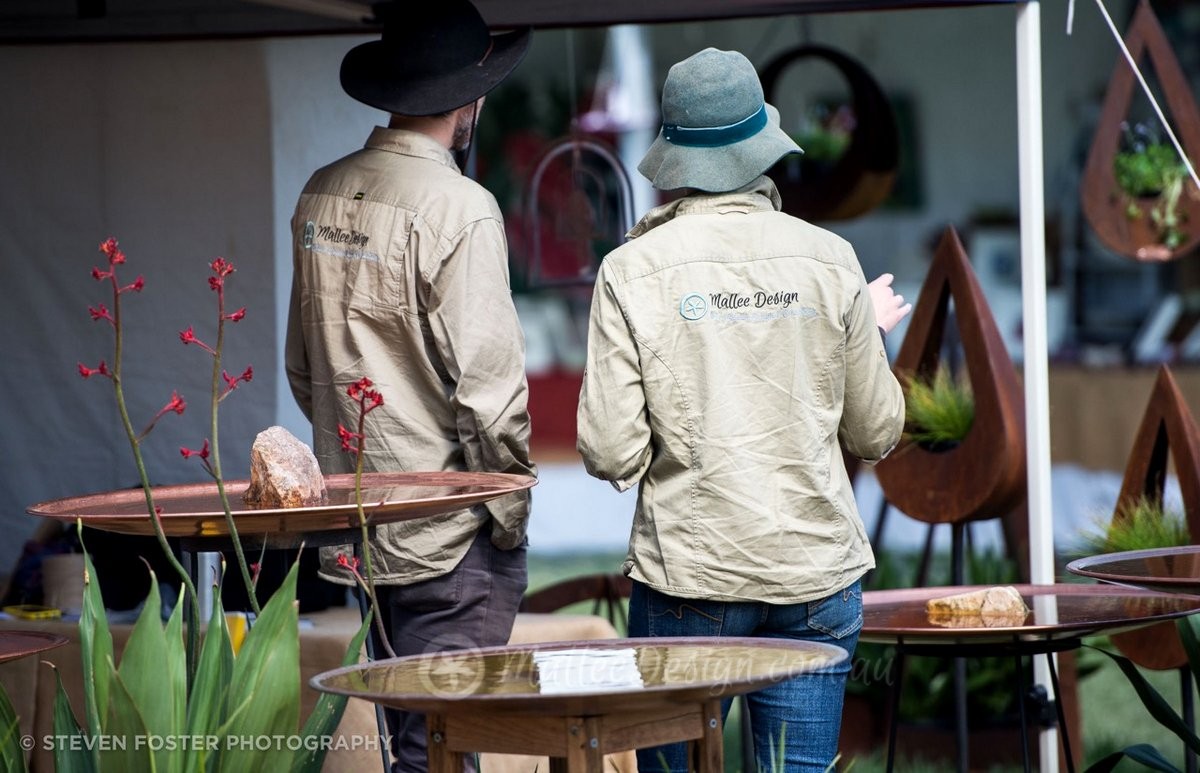 Mallee Birdbaths and Water Bowls at The Collectors Plant Fair Next Weekend!